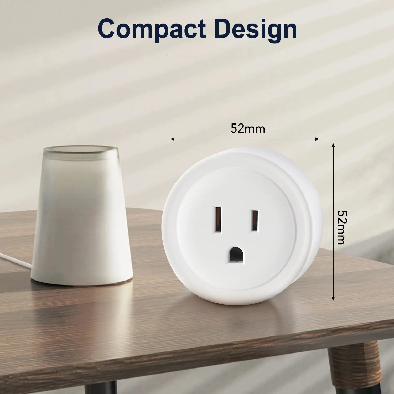 4‑Pack White Wi‑Fi Smart Plug 10 a 110–240 V