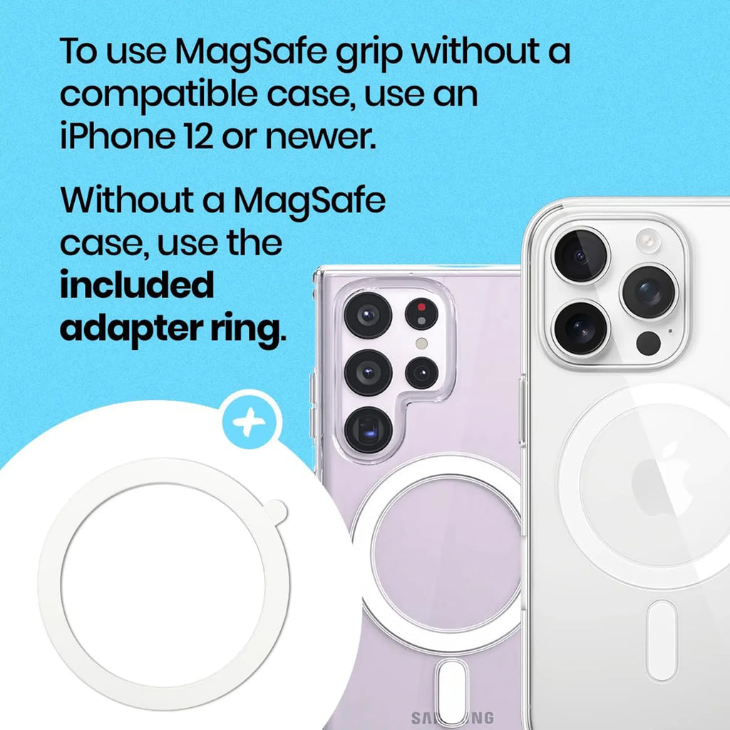 Magnetic Collapsible Phone Grip Holder Stand with Cute & Sylish Doll Expanding Design,Swappable Top, Secure Hold for Iphone Magsafe Cases,Smartphone Tablet Cell Phone Accessory