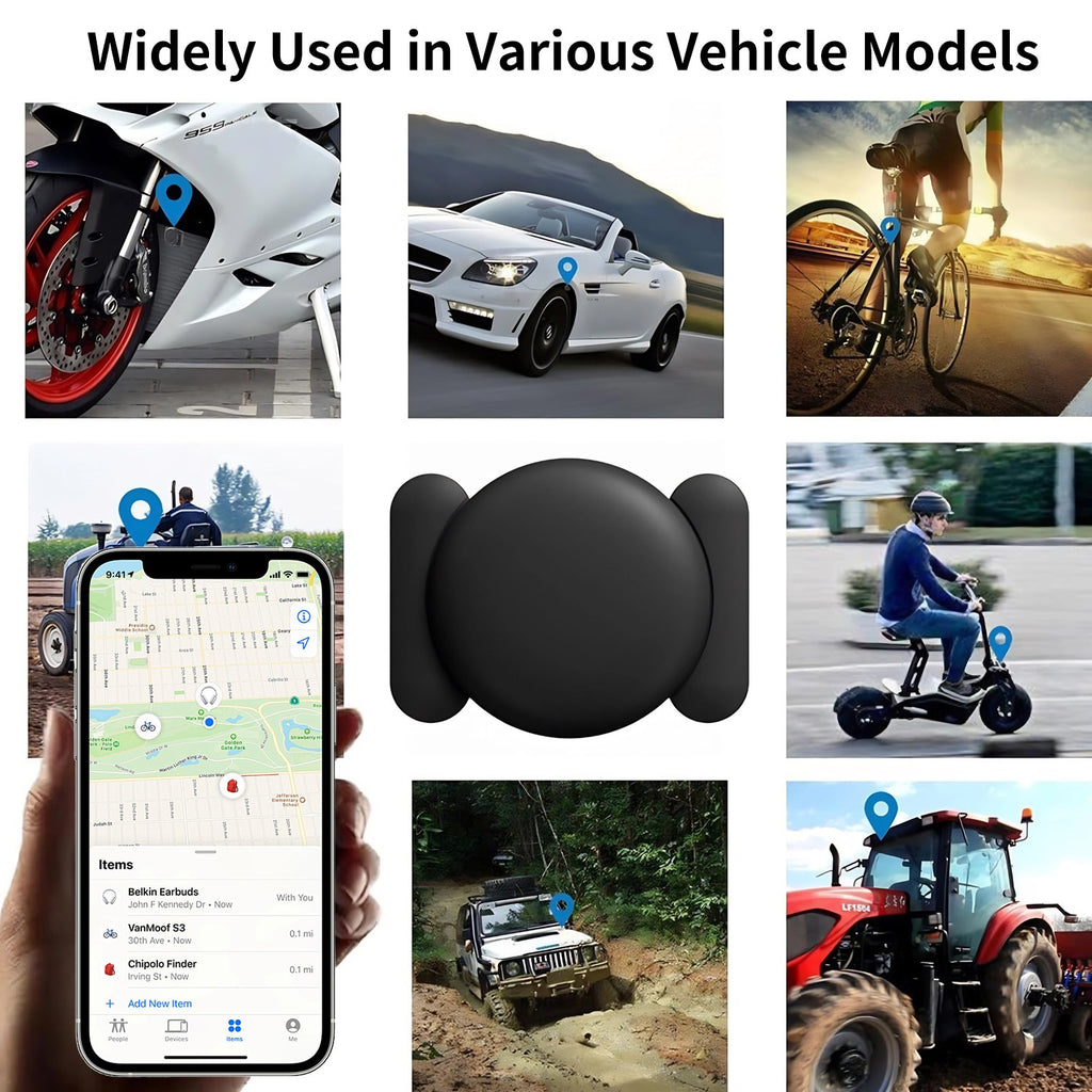 GPS Tracker for Vehicles, Real Time Car Tracking Device, Mini Hidden for Iphone
