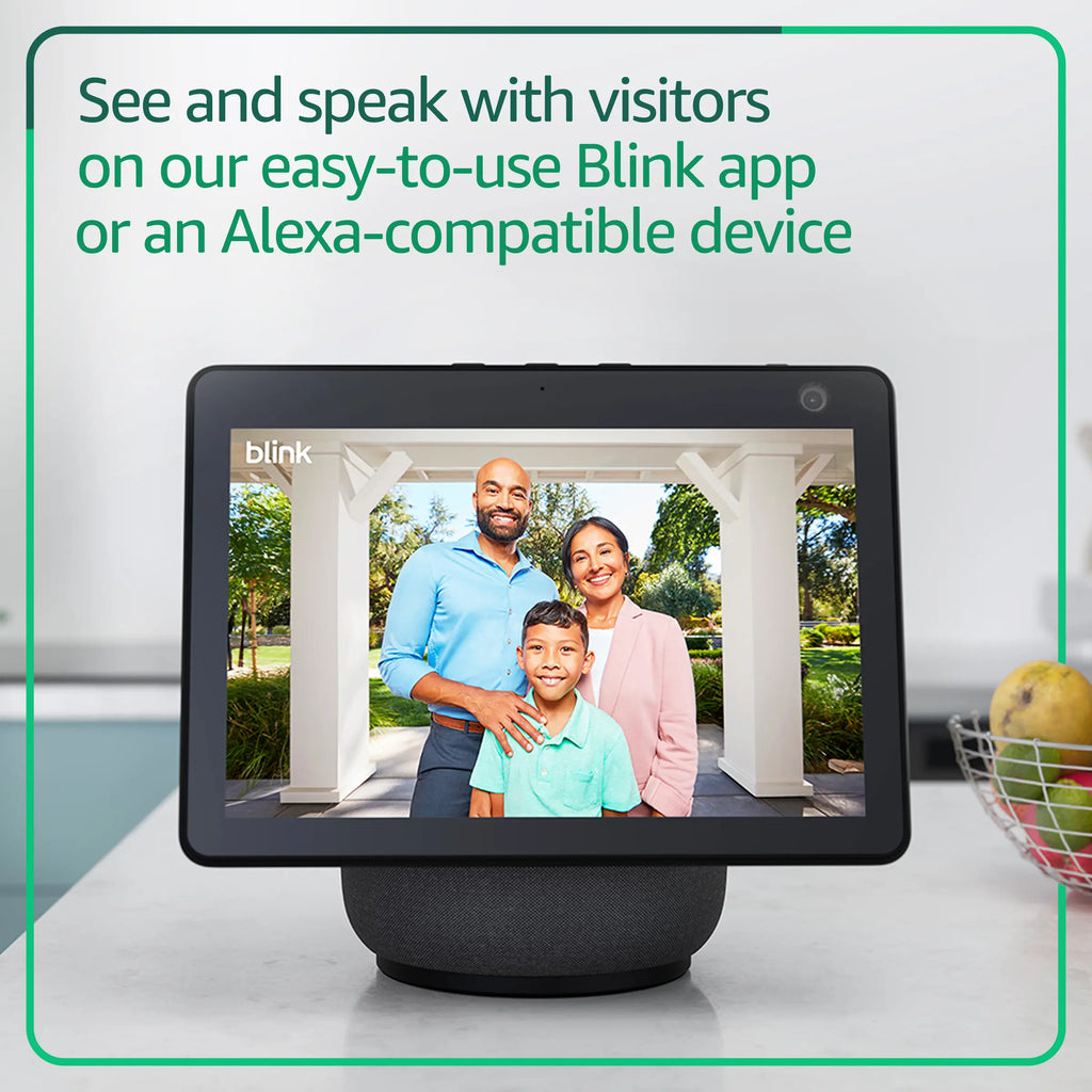 All-New Blink Video Doorbell – Sync Module Core Included (Black)