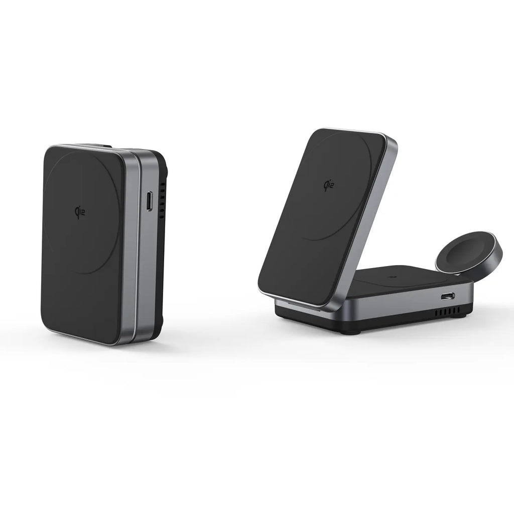 Buy in New Store: 【CHENYUNN.US】 Mag-Safe 3 in 1 Wireless Charging Station for Iphone 17 16 15 14 13 12 11 X Pro Max, Wireless Charger for Apple Watch Ultra 3 SE 9 8 7 6 5 4 3 2, for Airpods 4 Pro Pro 2 3