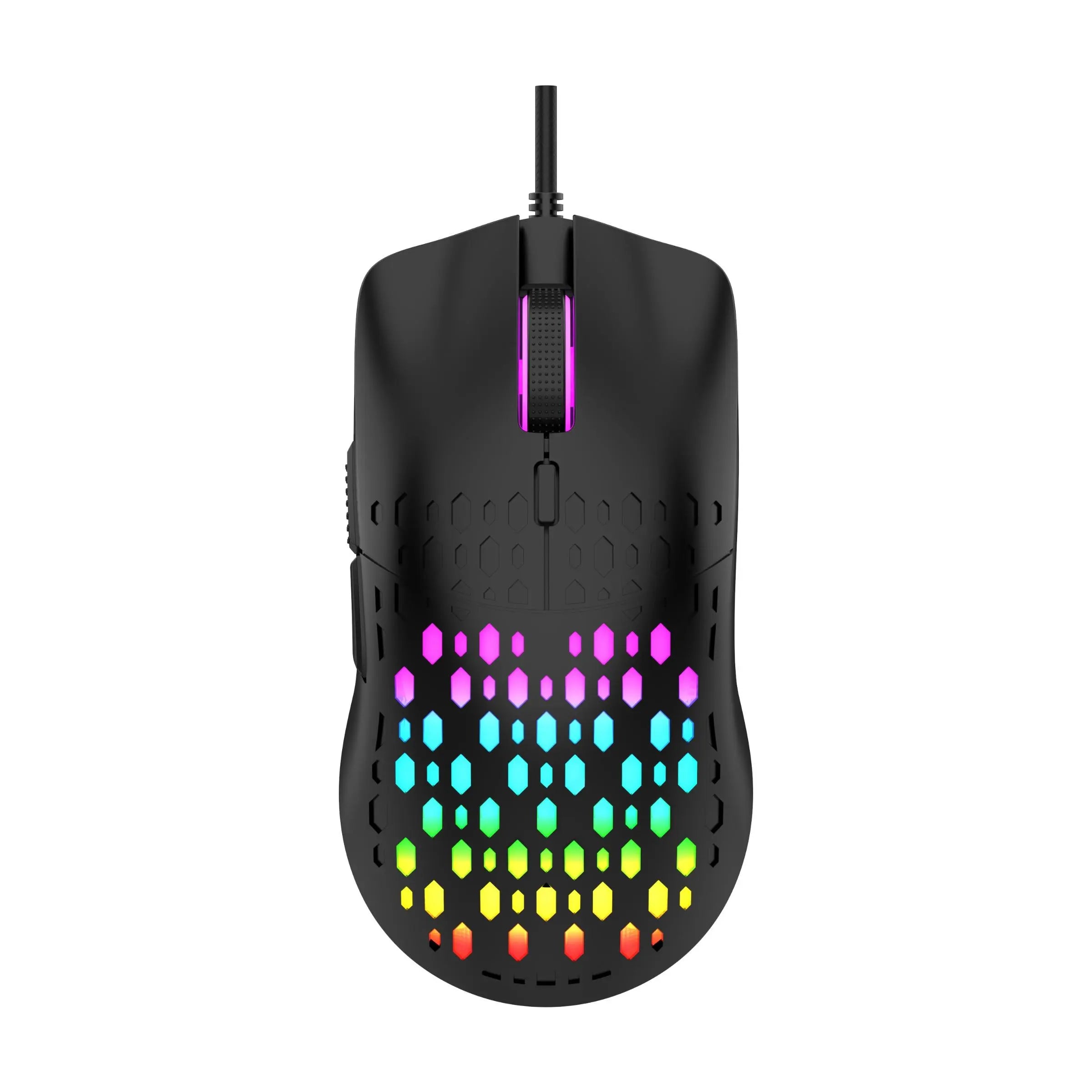 Wired Gaming Mouse, Ergonomic Design Computer Gaming Mouse with Optical Sensor, Comfortable Gaming Mouse for Home and Office