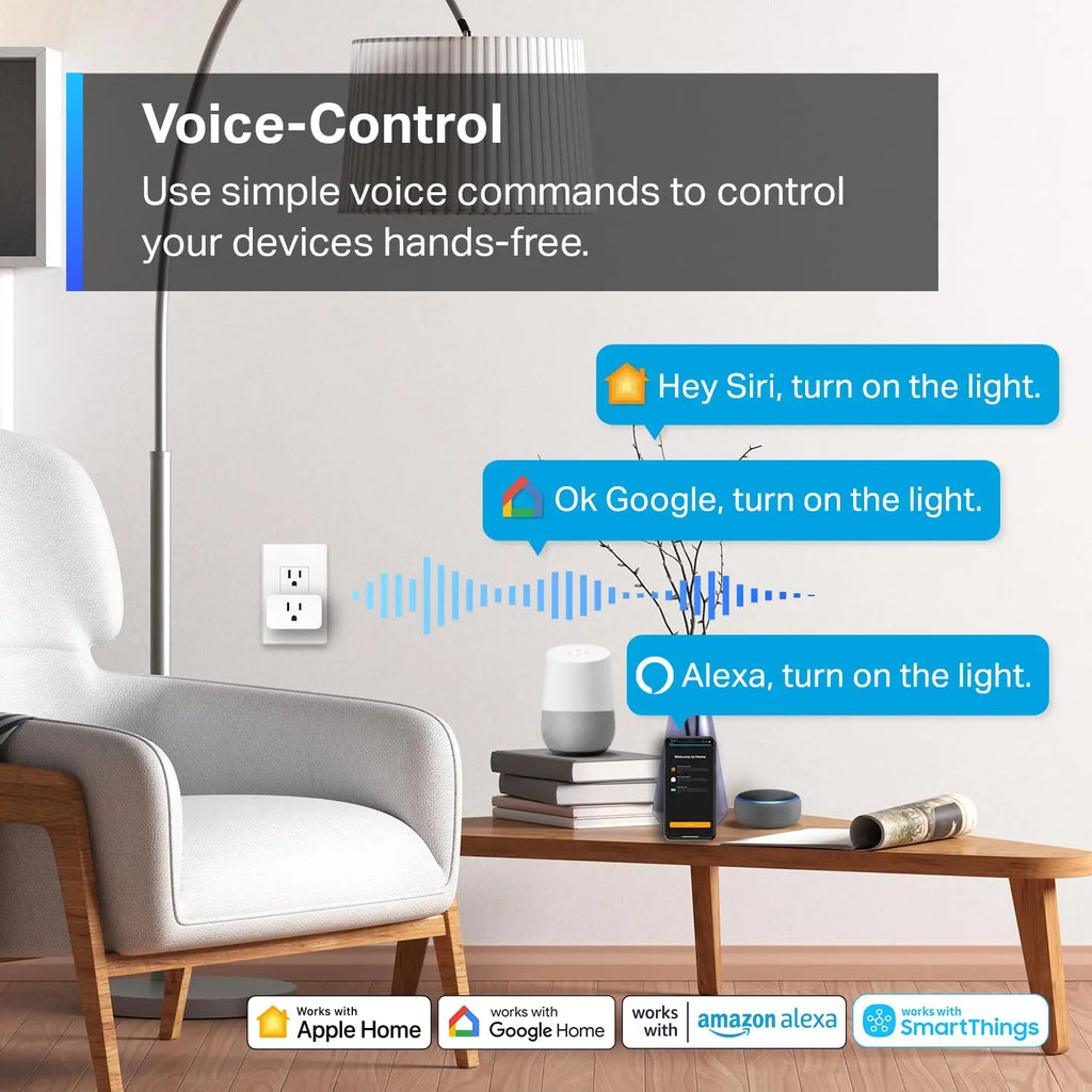 Matter-Certified Smart Plug Mini 15A, Tapo P125M