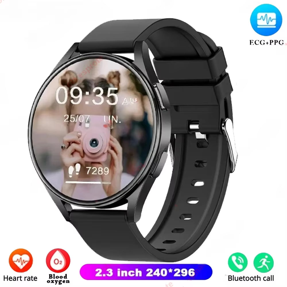 New Bluetooth Call Smart Watch Women Custom Dial Steel Watches Men Sports Fitness Tracker Heart Rate Smartwatch