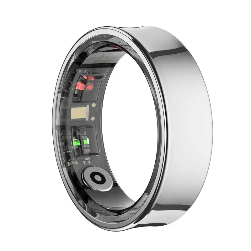 Myzo Smart Ring – Wellness Tracker with Heart Rate, Temperature Check, Sleep, Stress & Cycle Reminder Insights | Auto Activity Detection | Fitness Ring for Men & Women | No Subscription | Android & Ios Compatible
