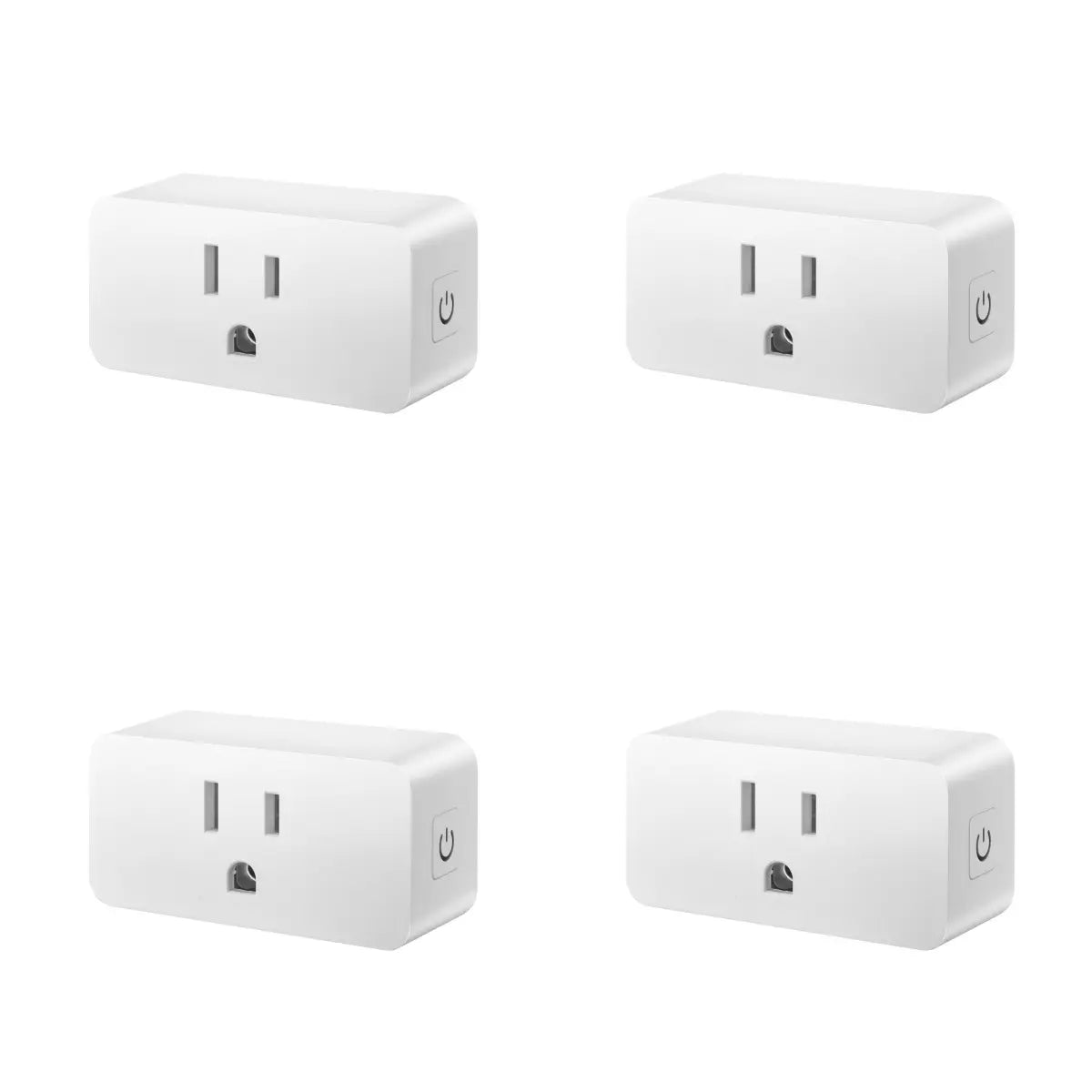 VEVOR 4 Pack Smart Plug, Tiktokshopblackfriday, Voice Control Outlet, Remote & Scheduled, Works with Alexa & Google Home Assistant, Remote Control App Compatible with Android 5.0 or Higher & Ios 10.0 or Highe