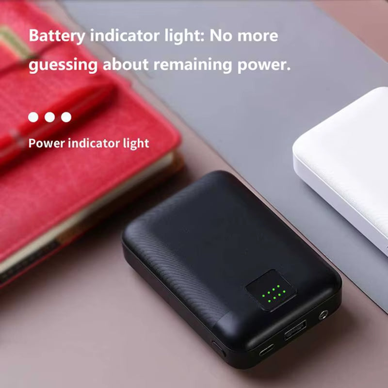 50000Mah Powerbank for Heating Vest Jacket Gloves Heated Auxiliary Battery DC 7.4V Portable Powerbank Electric Heating Equipment