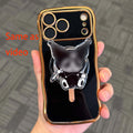 Magnetic Collapsible Phone Grip Holder Stand with Cute & Sylish Doll Expanding Design,Swappable Top, Secure Hold for Iphone Magsafe Cases,Smartphone Tablet Cell Phone Accessory