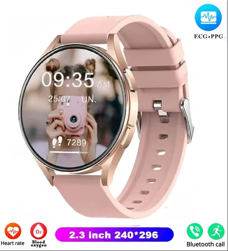 New Bluetooth Call Smart Watch Women Custom Dial Steel Watches Men Sports Fitness Tracker Heart Rate Smartwatch