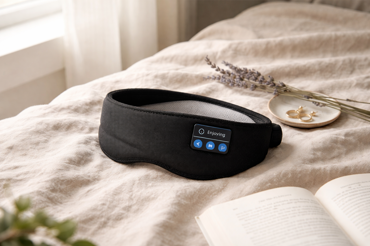 Perytong Sleep Headband Headphones - Bluetooth Headphones for Sleep, Workout, Running, Yoga, Travel, Insomnia