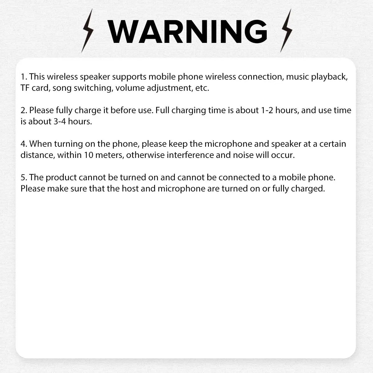 Wireless Bluetooth-Compatible Speaker, Wireless Bass Speaker, Portable Wireless Speaker with Long Play Time, USB Rechargeable Speaker, Wireless Pairing Speaker Suitable for Home, Outdoor, Supports TF