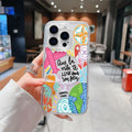 Colorful Travel Theme Pattern Phone Case,Acrylic Transparent Magnetic Soft Case,Suitable for Iphone 17 Pro Max 16 15 14 13 12 11,Anti Drop Phone Case,Lightweight and Durable,Supports Wireless Charging,Case Timy,Plm02676Fj