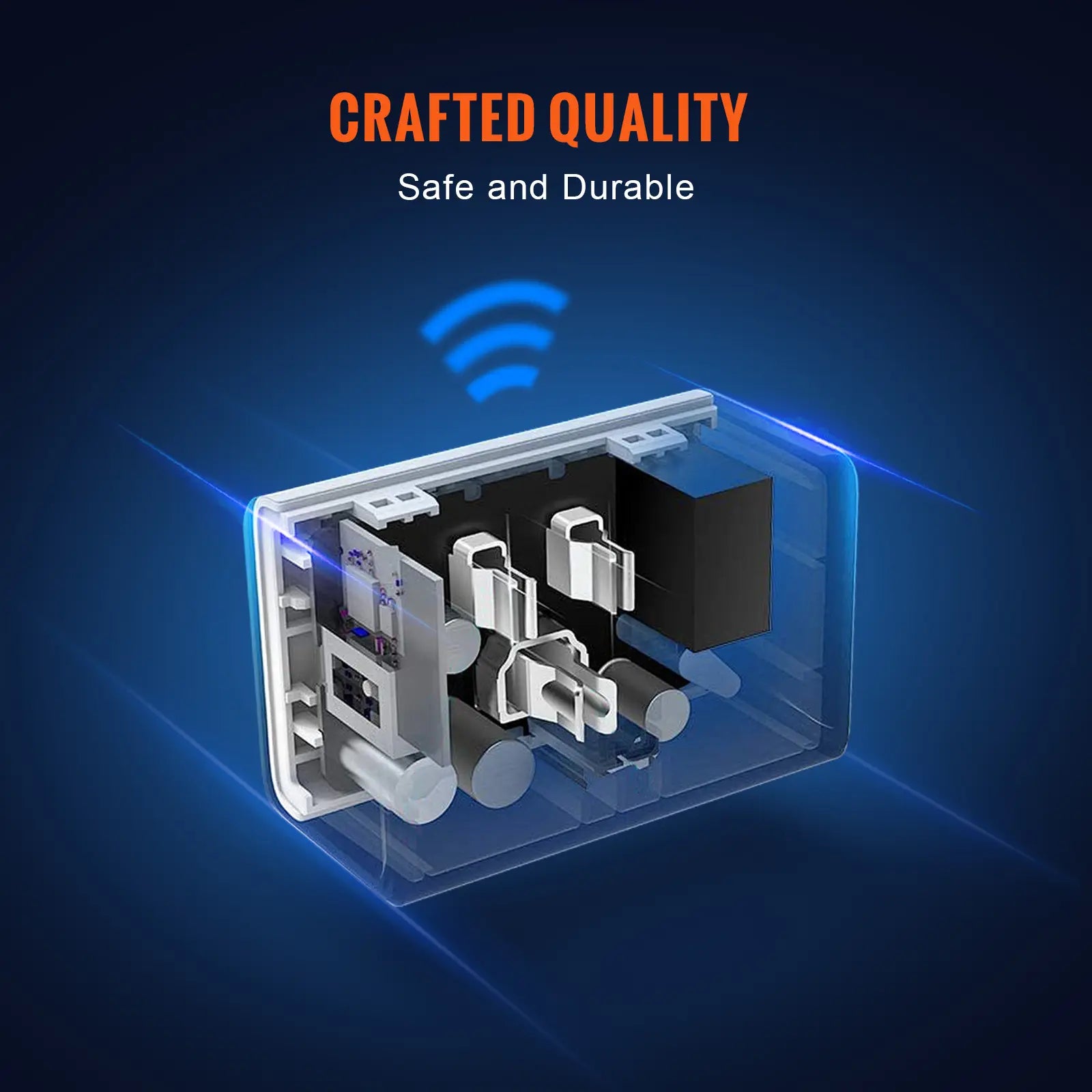 VEVOR 4 Pack Smart Plug, Tiktokshopblackfriday, Voice Control Outlet, Remote & Scheduled, Works with Alexa & Google Home Assistant, Remote Control App Compatible with Android 5.0 or Higher & Ios 10.0 or Highe