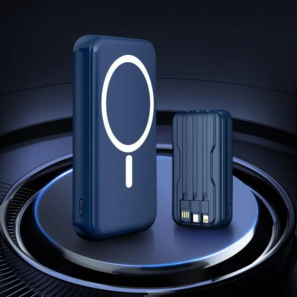 Magnetic Battery 10000Mahwireless Portable Charger, Powerbank 22.5W PD Fast Charging Formagsafe Battery