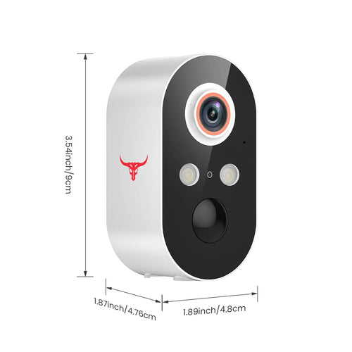 1080P Doorbell Camera & Wireless Security Camera Set, Wifi Smart Doorbell, Smart Doorbell & Rechargeable Camera with Night-Vision for Indoor/Outdoor, Intercom, Home, Safety