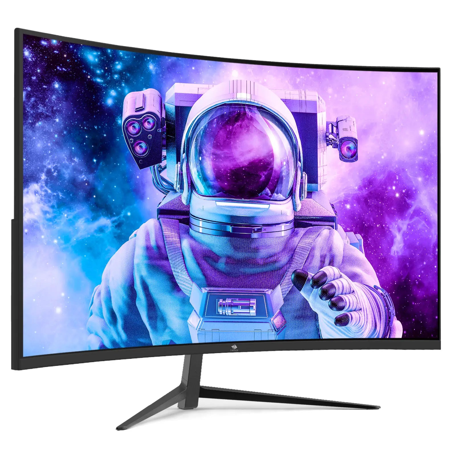 Z-EDGE 27" 165Hz QHD Curved Gaming Monitor, 16:9 2560X1440 1Ms Frameless LED Gaming Monitor, UG27Q DP&HDMI