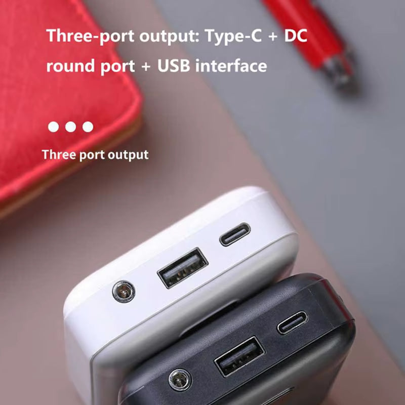 50000Mah Powerbank for Heating Vest Jacket Gloves Heated Auxiliary Battery DC 7.4V Portable Powerbank Electric Heating Equipment