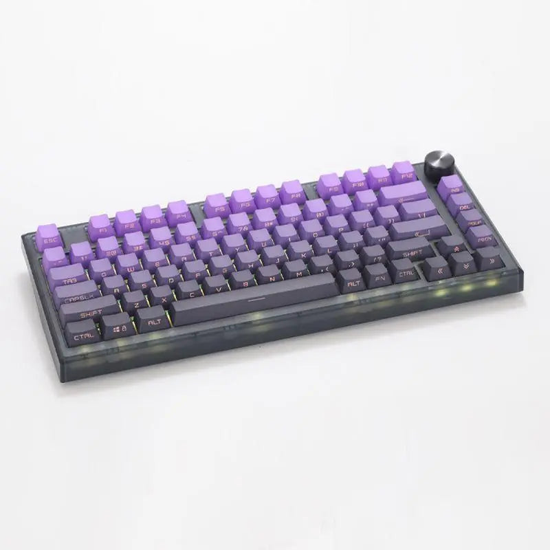 F.L Esports Mechanical Gaming Keyboard 82 Keys RGB, 80% TKL Wired Gasket Keyboard DIY Kit with Hot-Swap Switch Sockets (5-Pin) & Customizable Software Supported, Bluetooth Wireless Wired 3Modes, MK750