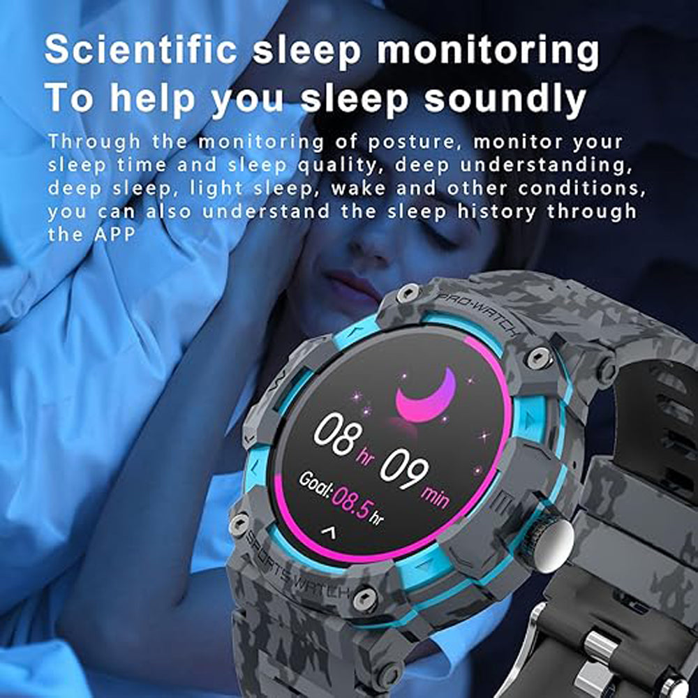 Smartwatch with GPS 1.39 Inch TFT Screen IOS Android Bluetooth 5.3,Sports Smartwatch with LED