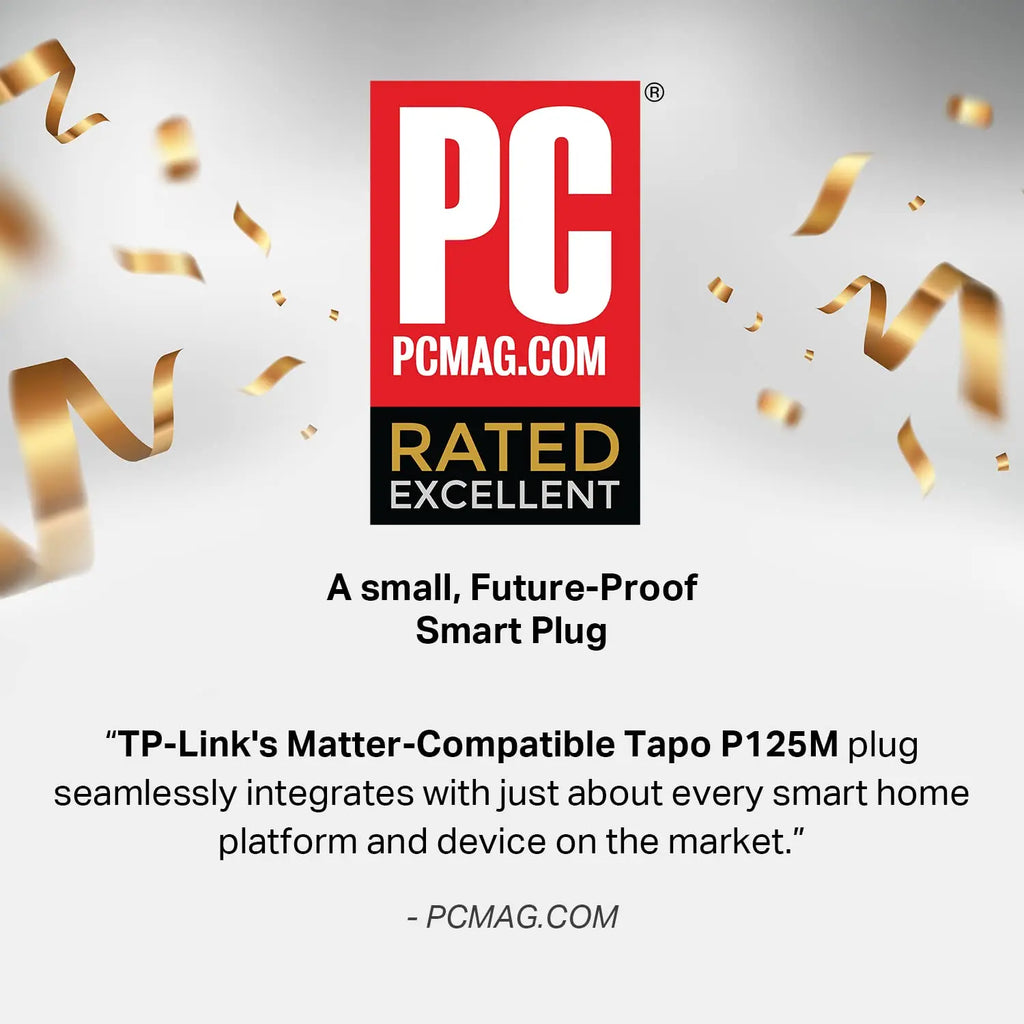 Matter-Certified Smart Plug Mini 15A, Tapo P125M