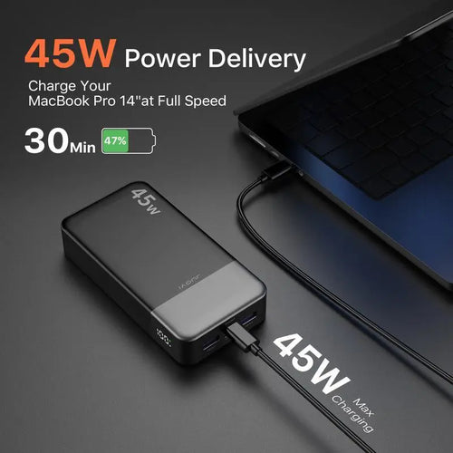 20000Mah Ultra High Capacity Powerbank, PD3.0 Fast Charging Portable Chargerfor Travel, Outdoor Camping, Homeemergency Power Outages Phone Smartphone