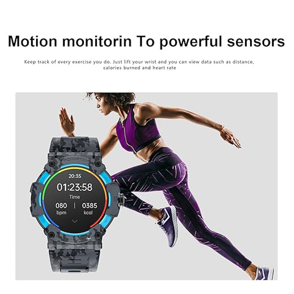 Smartwatch with GPS 1.39 Inch TFT Screen IOS Android Bluetooth 5.3,Sports Smartwatch with LED