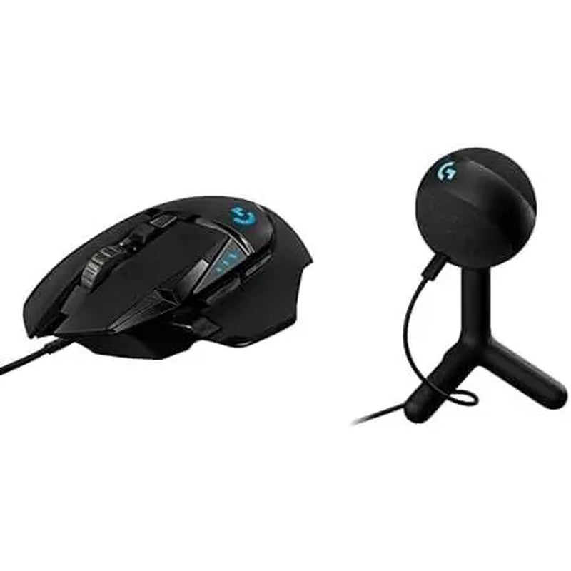 High Performance Wired Gaming Mouse, HERO 25K Sensor, 25,600 DPI, RGB, Adjustable Weights, 11 Programmable Buttons, On-Board Memory, PC / Mac