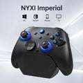 NYXI Imperial PC Gaming Controller with Adjustable Tension TMR Joysticks (Zero Drift), Interchangeable ABXY Buttons for Pc/Switch Layouts, Dual-Mode Hall Triggers, 1200Mah Battery & Charging Dock – Compatible with PC, Switch, Android, TV